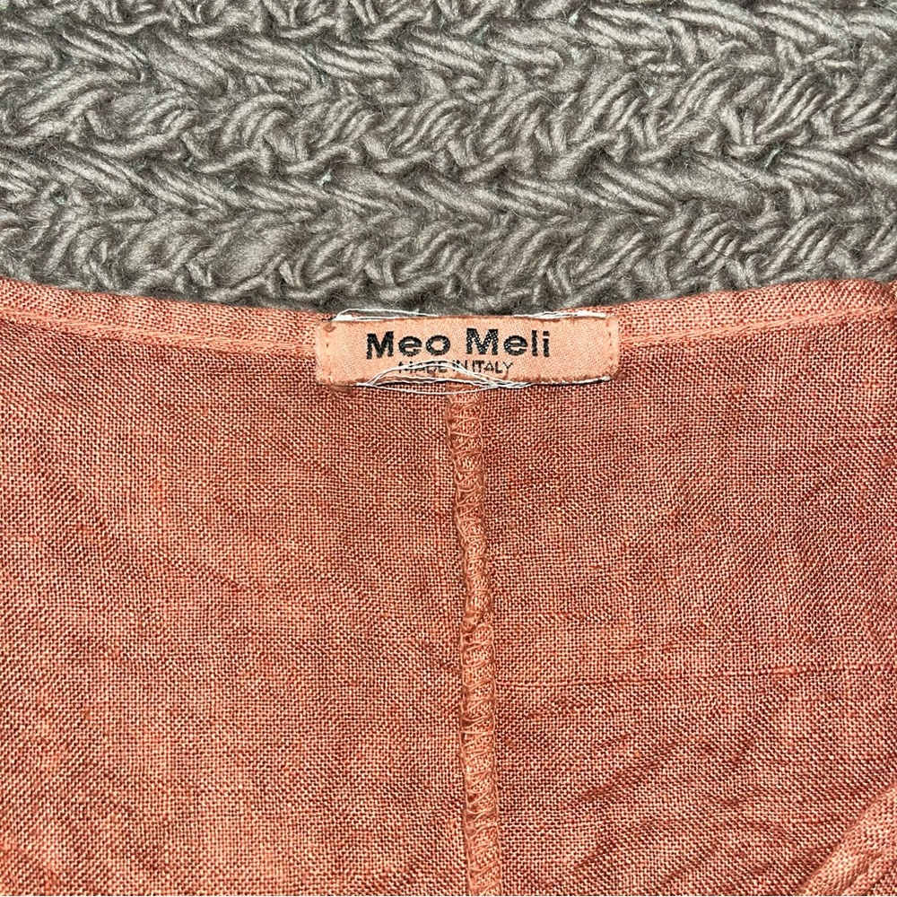Meo Meli Italian linen blouse - Picture 2 of 3